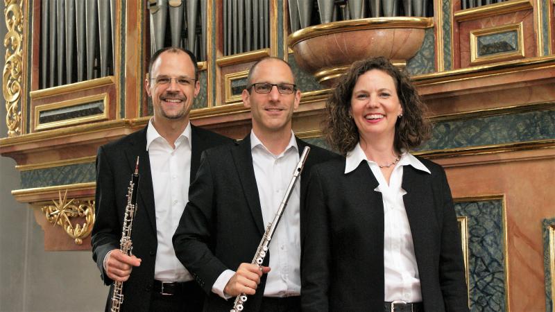 Ralph Schäppi (Oboe), Kaspar Stünzi (Flöte), Ursula Emch (Orgel)